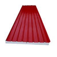 Paneles Sándwich con Núcleo de EPS y Material de Acero para Aislamiento de Techos y Paredes Exteriores Industriales, Construcción Ecológica Resistente al Fuego