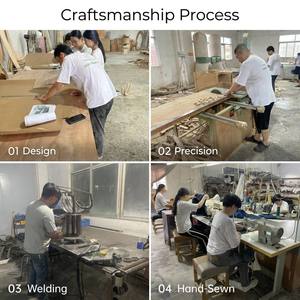 <span class=keywords><strong>Canapé</strong></span> modulaire en tissu White Cloud, <span class=keywords><strong>canapé</strong></span> sectionnel avec cadre en bois massif, dossier capitonné, 3 places, pour hall d'hôtel, appartement - Product Image 5