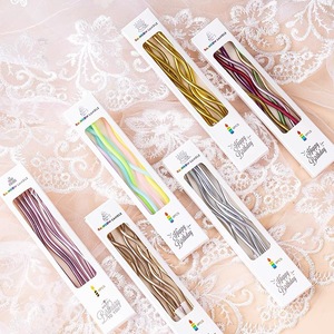 Candela in Paraffina Retrò a Spirale Colorata Placcata Oro per Decorazione Torte e Feste di Compleanno per Bambini - Product Image 1