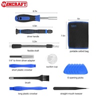 WINCRAFT 170 1 Perangkat Perbaikan Komputer Profesional Set Obeng Baja CRV Berbagai Bit OEM Garansi 1 Tahun Portabel