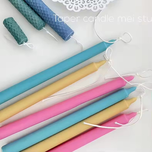 Wholesale Bulk Colored Taper Smokeless Religious Church <b>Candles</b> 100% Cotton <b>Wick</b> Pillar <b>Candle</b> Novelties Holidays Thanksgiving - Product Image 5