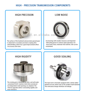محرك سيرفو غير متزامن أحادي الطور عالي الأداء بقوة 400 واط و48 فولت طراز PF60L1-5 مع علبة تروس كوكبية عالية الدقة بنسبة تخفيض 5:1 - Product Image 3