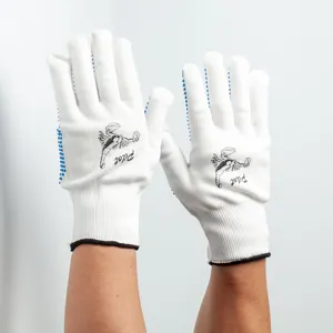13 калибра нейлоновые рабочие перчатки ПВХ перчатки в горошек