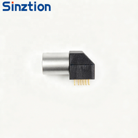 Connecteur circulaire Sinztion de type push-pull à coude coudé série B de qualité aérospatiale pour PCB
