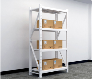 중국 공장 저장 선반설치 조정가능한 금속 선반 스테인리스 창고 겹쳐 쌓이는 선반 - Product Image 3