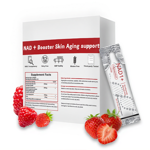 Integratore Liquido OEM NAD+ 1000mg NR PQQ Resveratrolo per la Cura del Viso Femminile, Gusto Frutta, 30 Bustine, Supporto Anti-Invecchiamento della Pelle - Product Image 6