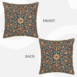 Funda de Almohada Vintage con Cierre de Cremallera, Tejido Jacquard, Diseño de Celebridades Americanas, 100% Poliéster, Decoración para el Hogar y Sofá - Product Image 2