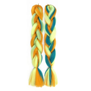 <span class=keywords><strong>Trecce</strong></span> Sintetiche Ombré da 24 Pollici, Colore Caramella, Pre-Stirate, Vendita all'Ingrosso, Estensioni per <span class=keywords><strong>Capelli</strong></span> Jumbo, <span class=keywords><strong>Trecce</strong></span> Yaki - Product Image 6