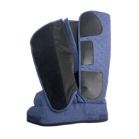 Bottes de massage pour les jambes et les pieds Air Wave avec chaleur, compression d'air et contrôle de la durée pour le soin des pieds