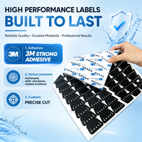 Etiquetas de Control Transparentes Adhesivas 3M para Cámaras de Computadora, Resistentes al Aceite y al Calor, de PC Mate Duradero