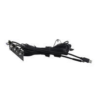 Châssis USB panneau avant câble double USB 3.0 fil d'extension interrupteur d'alimentation carte PCB 4 * LED carte mère câble de connexion pour ordinateur