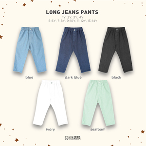 Pantalones vaqueros azul oscuro que ofrecen un aspecto elegante, un ajuste cómodo y libertad de movimiento para niños activos. - Product Image 5