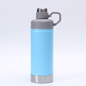 Mug de voyage isotherme en acier inoxydable 750 ml avec poignée pliable, grande capacité, performance thermique de 12 à 24 heures - Product Image 1