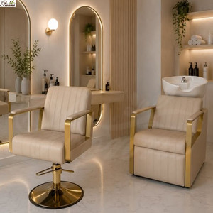 Sillón <span class=keywords><strong>de</strong></span> lavado <span class=keywords><strong>de</strong></span> cabello/peinado infantil 2026 dorado y rosa, económico, <span class=keywords><strong>para</strong></span> spa capilar - Product Image 2