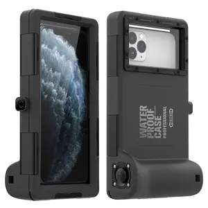 15m funda de teléfono de buceo IPhone 14 a prueba de agua a prueba de polvo caso buceo impermeable cubierta del teléfono para iPhone 13 pro max caso