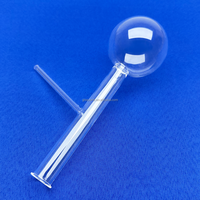 Flacon en verre de quartz personnalisé GLS 200ml 300ml Laboratoire Boro 3.3 Flacon de distillation