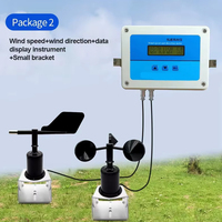 Veinasa XS-FSXY1 Anemómetro Digital de Alta Precisión con Salida RS485 Modbus, Registrador de Datos, Indicador de Viento para Grúas Torre, Velocidad del Viento 0-70m/s, IP66