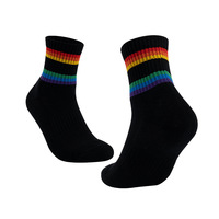Chaussettes en coton peigné avec logo personnalisé, chaussettes de sport pour hommes et femmes, chaussettes de badminton multicolores, coupe basse, séchage rapide, chaussettes de fitness pour le badminton