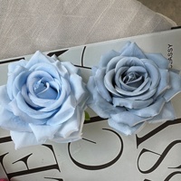 Têtes de roses artificielles colorées au toucher réel, roses artificielles de haute qualité à tige unique pour bricolage, mariage, Saint-Valentin, Pâques