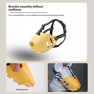Couvre-mâchoire souple et respirant en TPR pour chien, réglable, anti-morsure, anti-ingestion accidentelle, sans danger pour <span class=keywords><strong>la</strong></span> bouche, pour <span class=keywords><strong>le</strong></span> bain et <span class=keywords><strong>la</strong></span> boisson (Corgi) - Product Image 2