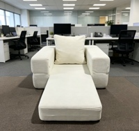 Canapé-lit convertible pliable avec rembourrage en mousse haute résilience, fauteuil-lit pouf rembourré, dossier personnalisable