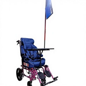 Silla de Ruedas Multifuncional para Niños con Parálisis Cerebral, Fabricada en China, con Asiento Ajustable - Product Image 6