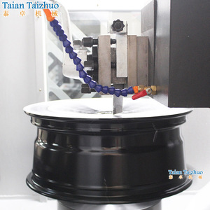 Kim Cương Cắt Hợp Kim Wheel <span class=keywords><strong>Lathe</strong></span>/Hợp Kim Wheel Rim Sửa Chữa Máy Với Đầy Đủ Bìa An Toàn WRC28VM - Product Image 6