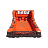 Tobogán Inflable FUN BOUNCE de PVC Negro para Uso Doméstico y Comercial