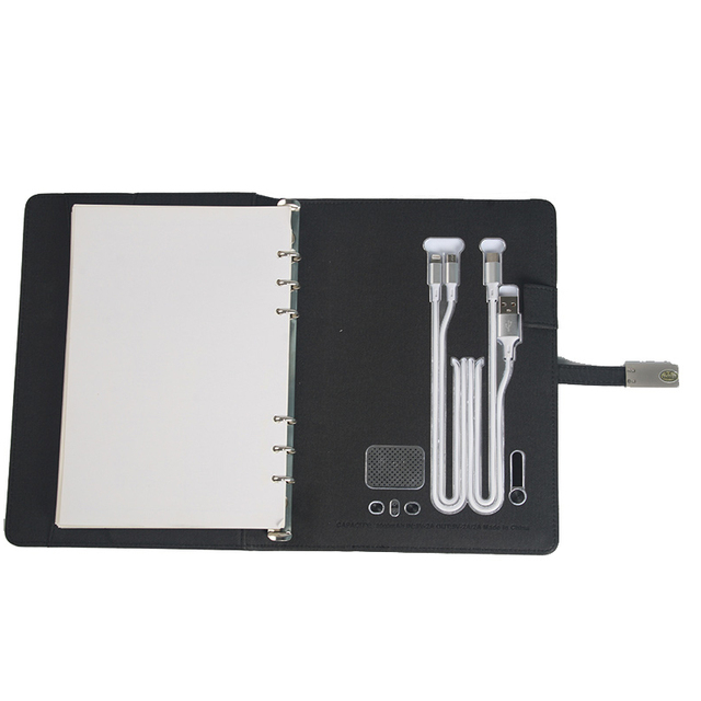New Electronics Notebook with Power Bank and Wireless Charging Audio Recorder Mens Gift Men Gift Set Gifts for Men