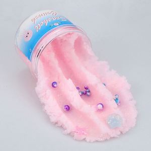 Ocean Theme Candy Ice Cream Silk DIY 4-Color Fluffy Cone <b>Plasticine</b> Cloudy Slime Toy for Kids Ages 5+ Fidget Toy - Product Image 4