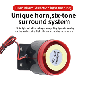 Nto 12V Điện Chống Thấm Nước Chống Trộm hệ thống báo động cho xe ô tô xe máy và xe đạp cao một chiều điều khiển từ xa - Product Image 5