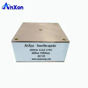 Condensadores de película de alta frecuencia refrigerados por conducción, 450V, 2,4 UF