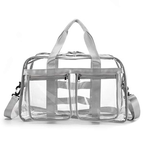 Sac de sport transparent imperméable avec fermeture éclair, unisexe, sangle réglable, pour la salle de sport, 36-55L - Product Image 6