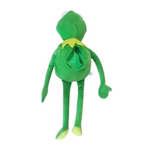 Nuevo Peluche de <span class=keywords><strong>Kermit</strong></span> la Rana de Angela, Muñeco de Peluche Verde Súper Suave, Juguete Antiestrés Relleno de Algodón PP, con Técnicas de Barnizado UV y Lavado - Product Image 3