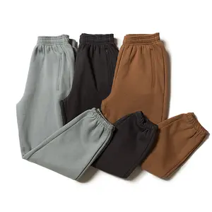 Pantalones de chándal unisex, ropa de calle de lana, algodón, para correr, envío directo