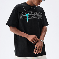 Camisetas al por Mayor Personalizadas con Logotipo, 100% Algodón, 260gsm, Cuello Redondo, Blancas, Hombros Caídos, Talla Grande para Hombre