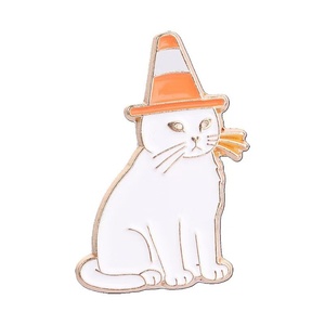 Barrière décorative en métal motif chaton mignon, en alliage de zinc émaillé, nickelé noir, imprimée UV, <span class=keywords><strong>pour</strong></span> un obstacle routier amusant - Product Image 6