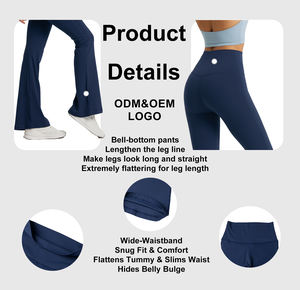 Pantalones de Yoga para Mujer, Estilo Nuevo, con Logotipo Personalizado FITVOLT, Leggings Deportivos Ajustados de Cintura Alta, Pantalones Deportivos para Correr y Gimnasio - Product Image 4