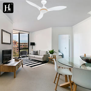 Ventilador de techo moderno blanco con control remoto, LED 3CCT con luz, ventilador de techo para interiores - Product Image 6