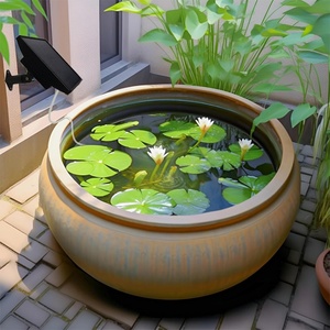 Pompe à air solaire rechargeable à faible bruit et grand volume d'air, oxygénateur pour la pêche en extérieur, l'aération des petits bassins de jardin - Product Image 5