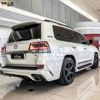 Kit carrosserie FRP pour Toyota Land Cruiser 200 LC200 2016-2021, ensemble de pare-chocs avant et arrière amélioré, style restylé, pièces de qualité supérieure