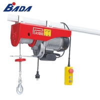 BADA 500/1000kg 220/230V AC petit câble électrique mini palan à câble métallique