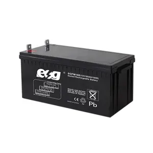 ESG小型商务汽车起动机凝胶电池12v 180Ah 200Ah 250Ah Agm深循环铅酸电池