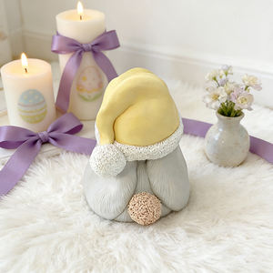 Moules en silicone pour bougies en forme de lapin, moule à gâteau au chocolat en forme de lapin, moule en silicone pour Pâques, moule en silicone pour résine époxy, savon, cire, décoration artisanale - Product Image 6