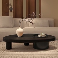 2025 créatif moderne Antique bois café Table à thé conception solide pour petit appartement salle à manger meubles de maison pour salon
