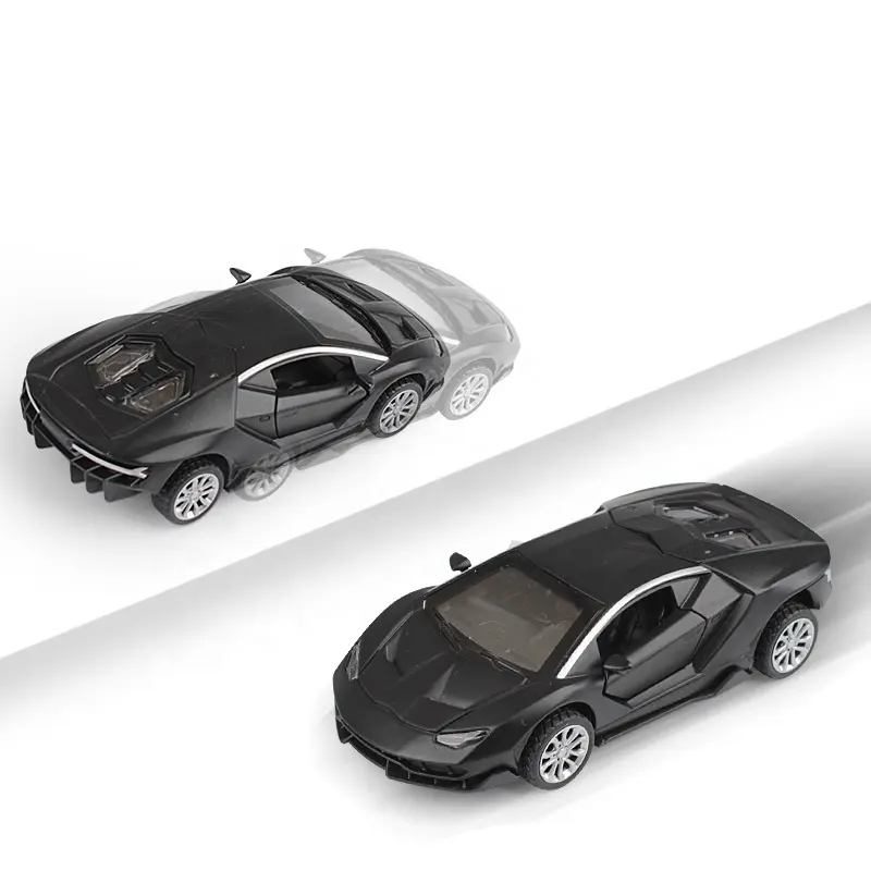 Juguetes mainan Diecast paduan 2023 mainan koleksi hadiah anak 3 warna lamborgheis 1:36 Model mobil simulasi