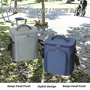 Borsa Termica Personalizzata in Alluminio per Pranzo, Campeggio, Picnic, Ufficio, Viaggi, per Adulti e Bambini, Grande Capacità - Product Image 3
