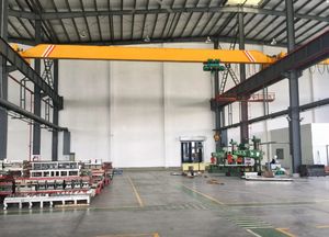 رافعة علوية مفردة Huiju ، تطبيق الورشة الداخلية باللون الأصفر البرتقالي ، حالة جديدة لصناعات البناء - Product Image 2