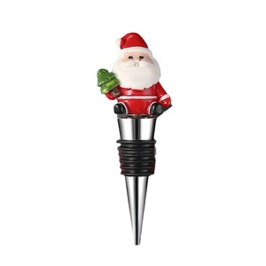 Santa Claus Resin <b>Wine</b> <b>Stopper</b> Christmas Bottle Seal Preservation Gift - Product Image 4