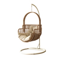 Fauteuil suspendu de loisirs pour intérieur et extérieur, balcon, cour, terrasse, type hamac à bascule